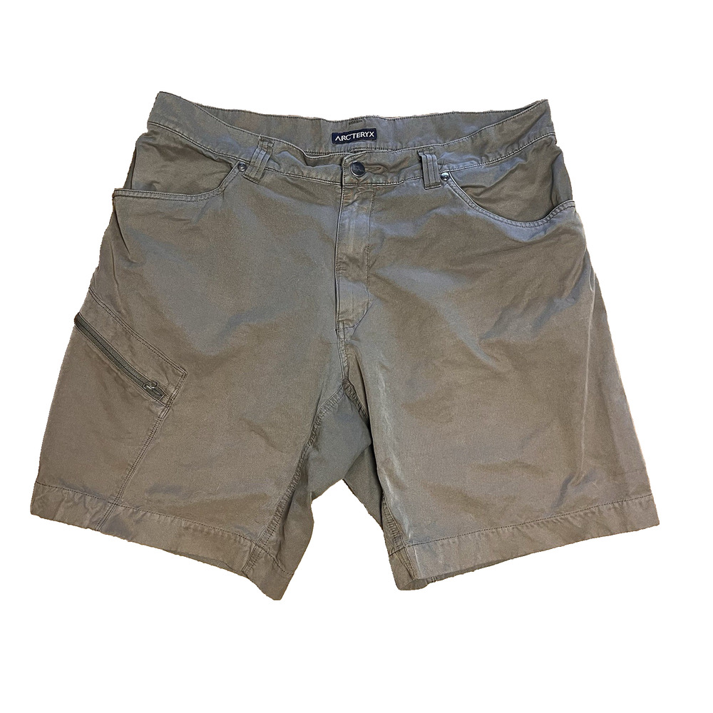 ARC'TERYX Men's 36 Gray Shorts Outdoor Hiking Cotton/Nylon Mix Utility Gorpcore